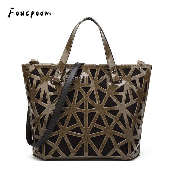 new luxury women messenger bags designer blingbling geometric hollow out shoulder bag laser plain folding handbags tote hologram
new luxury women messenger bags designer blingbling geometric hollow out shoulder bag laser plain folding handbags tote hologram