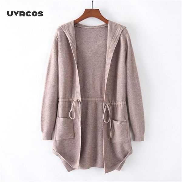 women's knits & tees uvrcos women casual style autumn winter long sleeve loose cardigan hooded knitted overcoat sweater knitwear, White
women's knits & tees uvrcos women casual style autumn winter long sleeve loose cardigan hooded knitted overcoat sweater knitwear, White