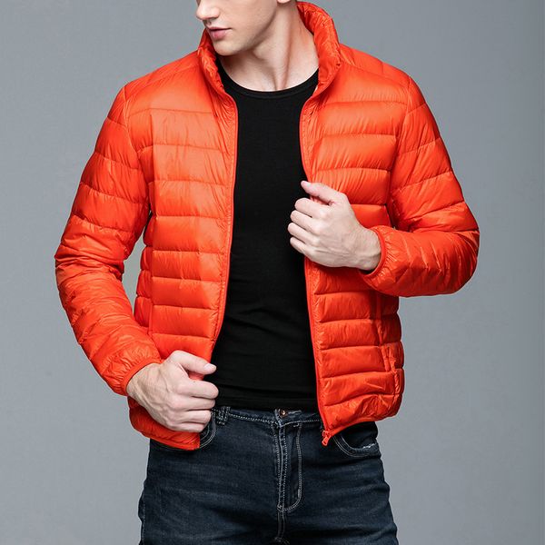 brand autumn winter new men's jackets short collar young for male light down feather coat clothing kg-810, Black
brand autumn winter new men's jackets short collar young for male light down feather coat clothing kg-810, Black