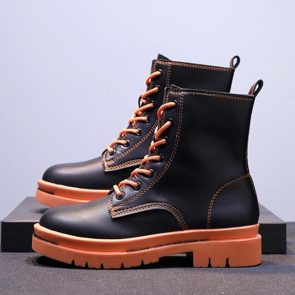 2020 winter fashion martin boots lace up leather platform women's boots casual motorcycle botas mujer, Black
2020 winter fashion martin boots lace up leather platform women's boots casual motorcycle botas mujer, Black