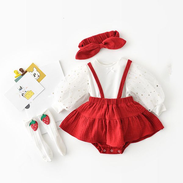 2021 new girls clothing autumn children stars sequined lantern sleeve +overalls+headband+stockings 4pcs/set kids clothes sets phez, White
2021 new girls clothing autumn children stars sequined lantern sleeve +overalls+headband+stockings 4pcs/set kids clothes sets phez, White