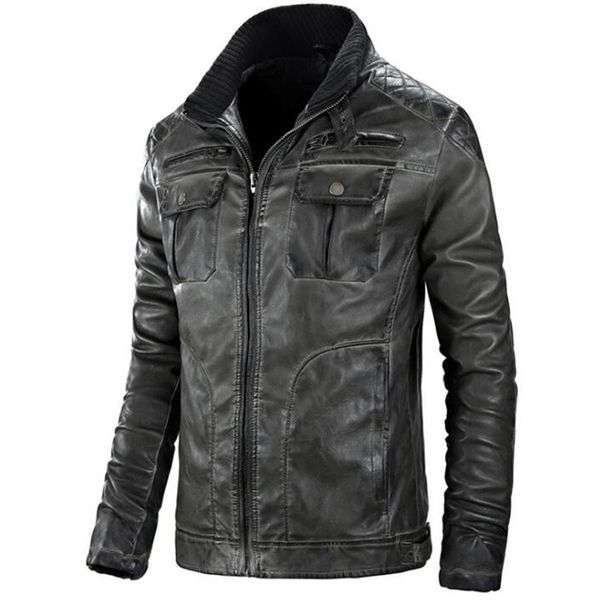 2021 winter of autumn men pu motorcycle jacket leather jackets male business xquc, Black
2021 winter of autumn men pu motorcycle jacket leather jackets male business xquc, Black