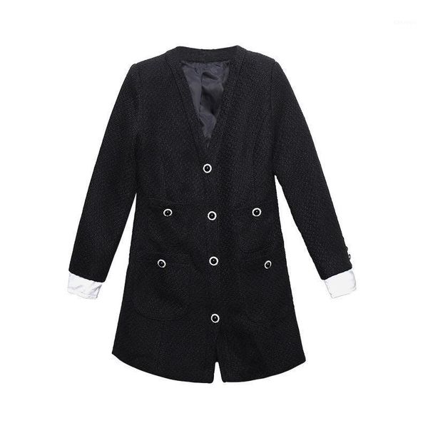 womens blazer casual long women suit crystal single-breasted tailored suit jacket women's business1, White;black
womens blazer casual long women suit crystal single-breasted tailored suit jacket women's business1, White;black