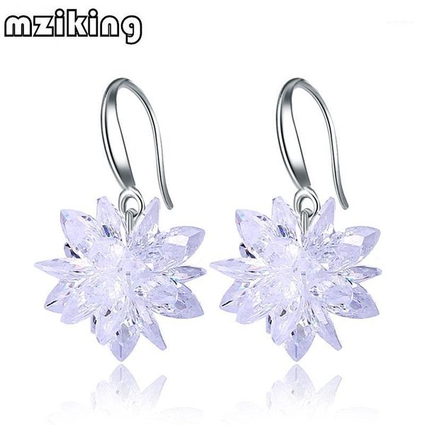 dangle & chandelier mziking 6 color exquisite crystal zircon white snowflake earrings sterling s925 puck geometric e17041, Silver
dangle & chandelier mziking 6 color exquisite crystal zircon white snowflake earrings sterling s925 puck geometric e17041, Silver