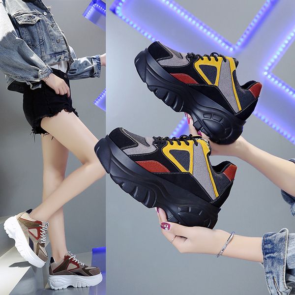 2021 new fall elegant thick single trainers seven in women's walking shoes zapatos mujer aubp, Black
2021 new fall elegant thick single trainers seven in women's walking shoes zapatos mujer aubp, Black