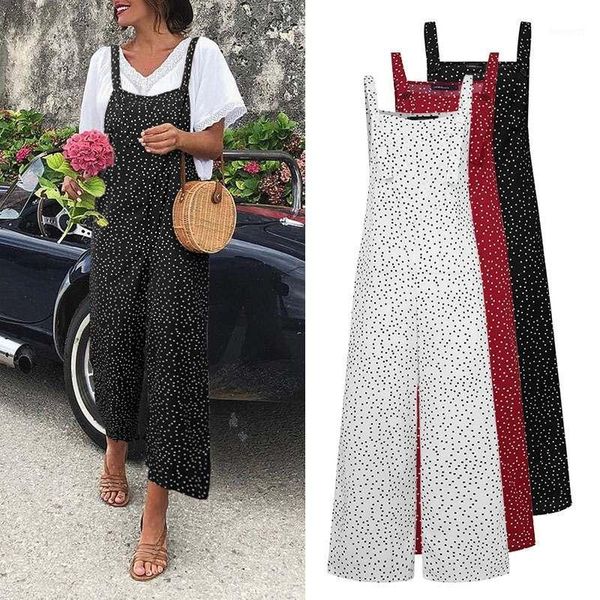 vintage point dot linen rompers women long jumpsuits celmia 2020 summer sleeveless straps casual loose wide leg playsuits1, Black;white
vintage point dot linen rompers women long jumpsuits celmia 2020 summer sleeveless straps casual loose wide leg playsuits1, Black;white