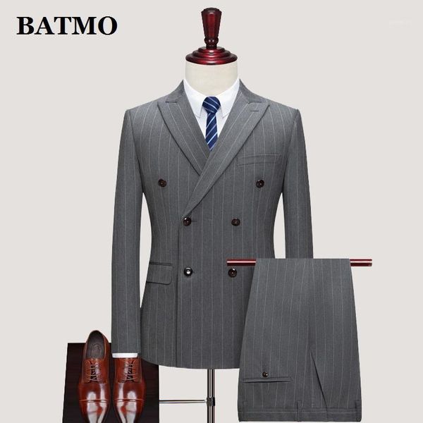 batmo 2020 new arrival duoble breasted striped casual suits men,men's wedding dress,jackets+pants+vest,sjt8071, White;black
batmo 2020 new arrival duoble breasted striped casual suits men,men's wedding dress,jackets+pants+vest,sjt8071, White;black
