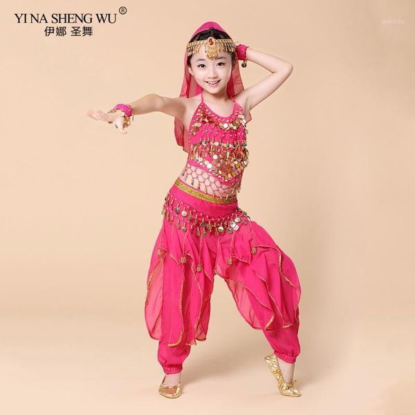 belly dance girl costume sets kids dance dress child costumes bollywood for girl performance wear 3 colors1, Black;red 
belly dance girl costume sets kids dance dress child costumes bollywood for girl performance wear 3 colors1, Black;red