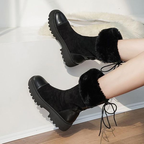 boots fashion cute cotton shoes short female large size 34-43 plush padded winter snow for women, Black
boots fashion cute cotton shoes short female large size 34-43 plush padded winter snow for women, Black