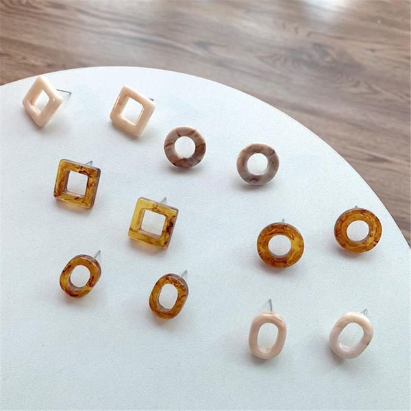 han edition style restoring ancient ways round resin earring femininity contracted geometric earrings jewelry accessories, Golden;silver
han edition style restoring ancient ways round resin earring femininity contracted geometric earrings jewelry accessories, Golden;silver