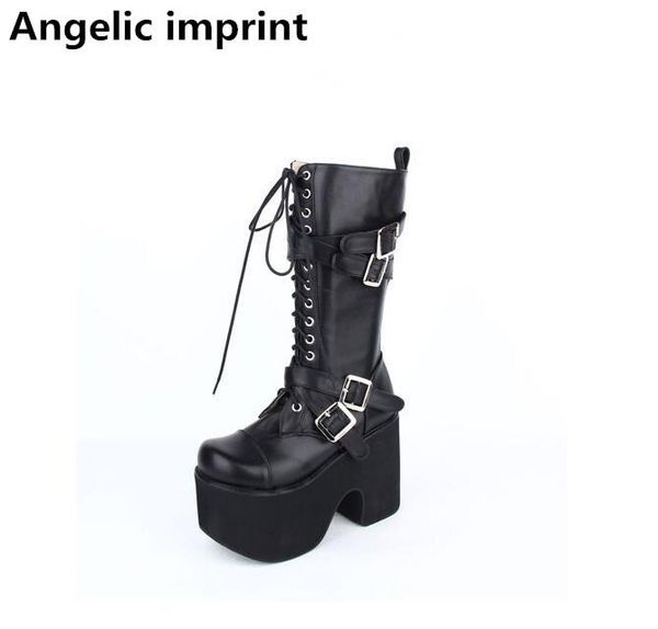 angelic imprint handmade mori girl women motorcycle boots lady high heels lolita shoes woman princess dress party pumps 10cm 47, Black
angelic imprint handmade mori girl women motorcycle boots lady high heels lolita shoes woman princess dress party pumps 10cm 47, Black