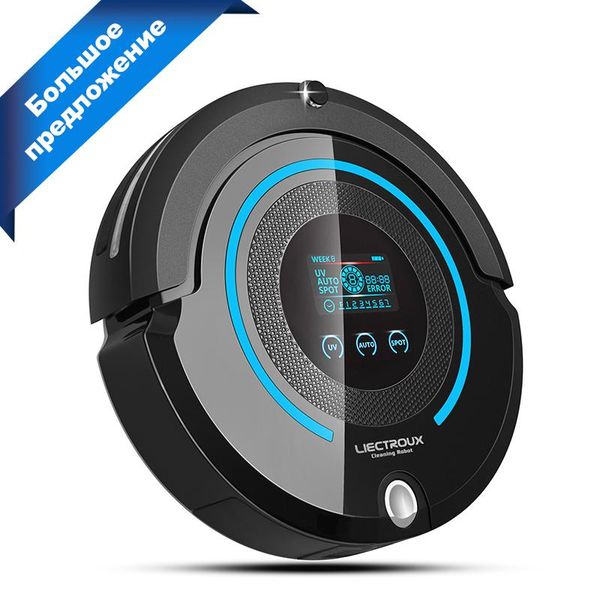 

russia warehouse) liectroux a338 robot vacuum cleaner(sweep,vacuum,mop,sterilize),schedule,virtual ,self charge