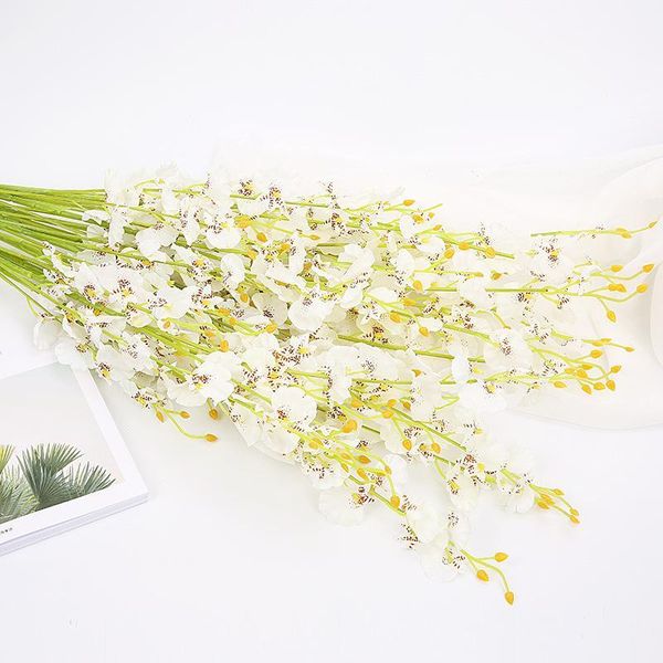 decorative flowers & wreaths 10branches 95cm artificial dancing orchid flower bouquet for wedding home garden office el bedroom decoration f
decorative flowers & wreaths 10branches 95cm artificial dancing orchid flower bouquet for wedding home garden office el bedroom decoration f