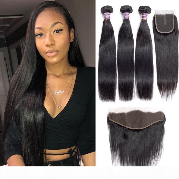 10a grade virgin hair brazilian straight hair bundles with closure unprocessed peruvian malaysian hair extensions bundles with frontal hot, Black
10a grade virgin hair brazilian straight hair bundles with closure unprocessed peruvian malaysian hair extensions bundles with frontal hot, Black