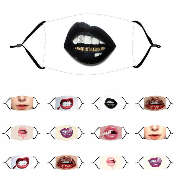 dhl shipping creative lips mask with pm2.5 filter breathable washable mouth cover protective party face masks for women oh9gd, Black
dhl shipping creative lips mask with pm2.5 filter breathable washable mouth cover protective party face masks for women oh9gd, Black