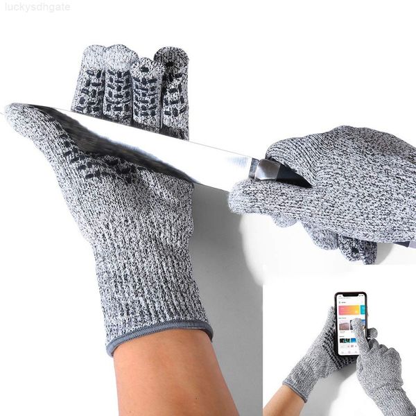 cut screen resistant fingers - press level 5 protection work gloves with non-slip silicone,gardening, kitchen, fishing
cut screen resistant fingers - press level 5 protection work gloves with non-slip silicone,gardening, kitchen, fishing