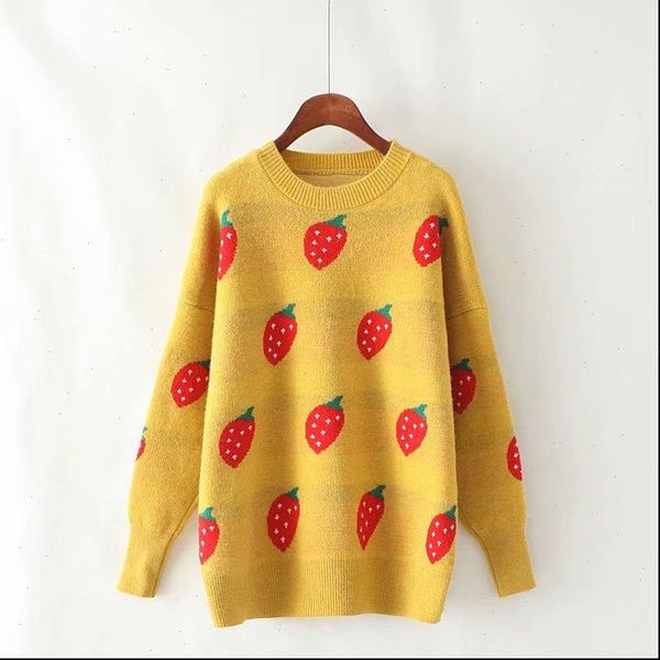sh.sa 2021 winter new women korean fashion sweater and jumpers long sleeve strawberry cute girl harajuku pullover sweaters pull, White;black
sh.sa 2021 winter new women korean fashion sweater and jumpers long sleeve strawberry cute girl harajuku pullover sweaters pull, White;black