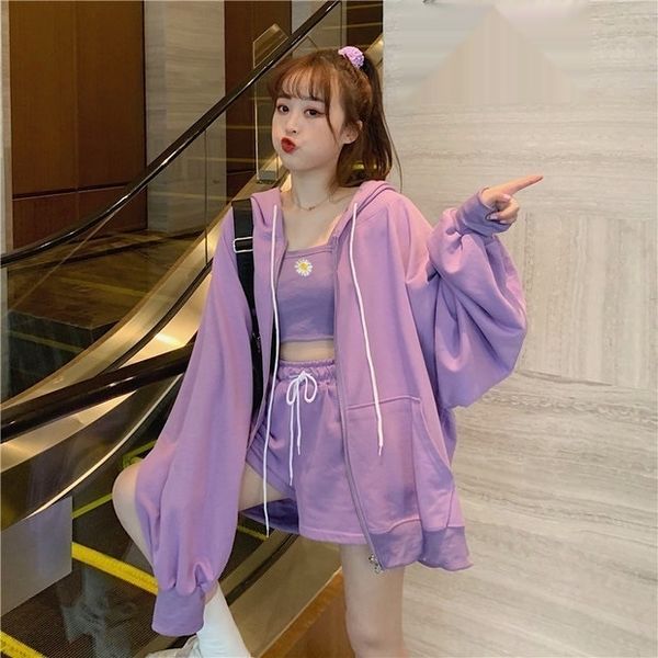spring and summer 2020 new yaya purple three piece small daisy vest casual vest shortsshorts and shorts fashion sports suit for women x62qs, Gray
spring and summer 2020 new yaya purple three piece small daisy vest casual vest shortsshorts and shorts fashion sports suit for women x62qs, Gray