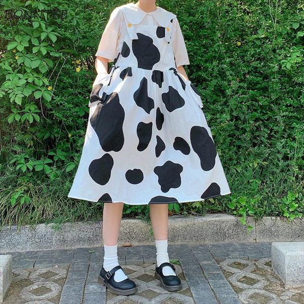sleeveless dress women kawaii japan style print summer cute girls sundress college suspender trendy chic oversize femme dresses, Black;gray
sleeveless dress women kawaii japan style print summer cute girls sundress college suspender trendy chic oversize femme dresses, Black;gray