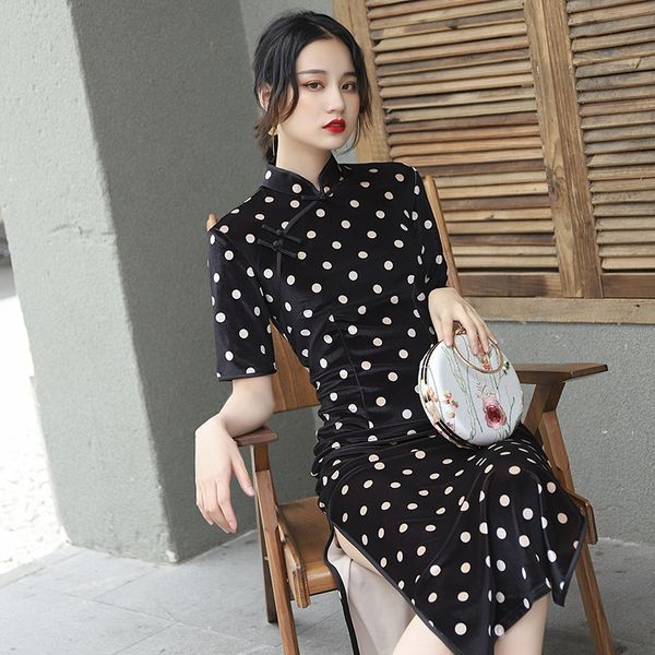mid sleeve long show in spring 2020 mid cheongsam sleeve long cheongsam show in spring 2020 kppb0, Black;gray
mid sleeve long show in spring 2020 mid cheongsam sleeve long cheongsam show in spring 2020 kppb0, Black;gray