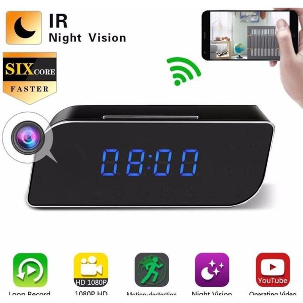 wifi mini camera alarm clock security motion detection nanny ir table clock us plug hd 1080p cnp8e
wifi mini camera alarm clock security motion detection nanny ir table clock us plug hd 1080p cnp8e