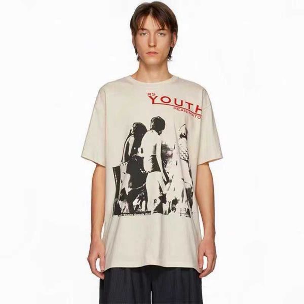 men's t-shirts /raf 20ss simons oversized t-shirt summer tall meat covered ins cotton short sleeve, White;black
men's t-shirts /raf 20ss simons oversized t-shirt summer tall meat covered ins cotton short sleeve, White;black