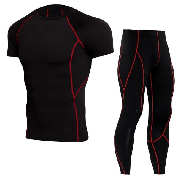 running sets thermal underwear rashgard men's sports pants for fitness gym t-shirts, Black;blue
running sets thermal underwear rashgard men's sports pants for fitness gym t-shirts, Black;blue