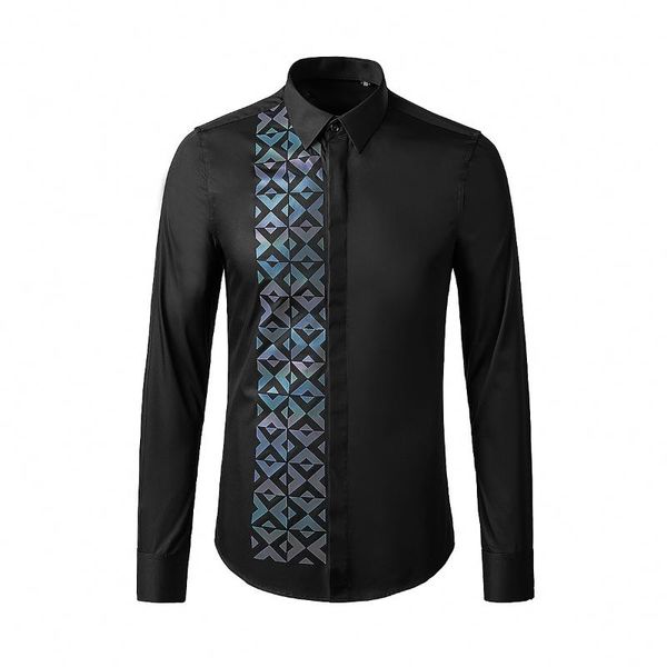New Arrival High Quality Style Colorful Burnt Hot Stamping Youth Long Sleeve Luxury Men Casual Shirts Print Casual Size -2XL3XL, White;black
New Arrival High Quality Style Colorful Burnt Hot Stamping Youth Long Sleeve Luxury Men Casual Shirts Print Casual Size -2XL3XL, White;black