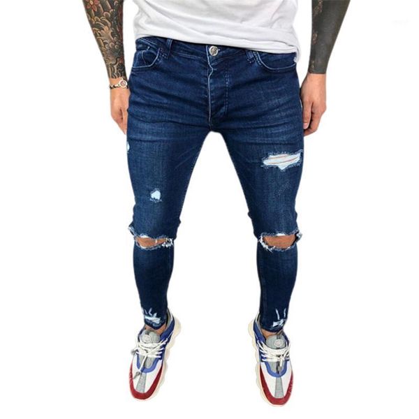 men's jeans streetwear cool boys ripped hole slim fit denim tousers men's korea fashion destroyed stretchy taped jeans1, Blue
men's jeans streetwear cool boys ripped hole slim fit denim tousers men's korea fashion destroyed stretchy taped jeans1, Blue