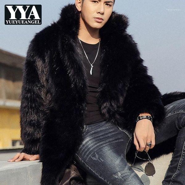 new furry faux fur long coat men thick warm winter overcoats punk stage show fur jacket business man casual coats plus size 4xl1, Black
new furry faux fur long coat men thick warm winter overcoats punk stage show fur jacket business man casual coats plus size 4xl1, Black