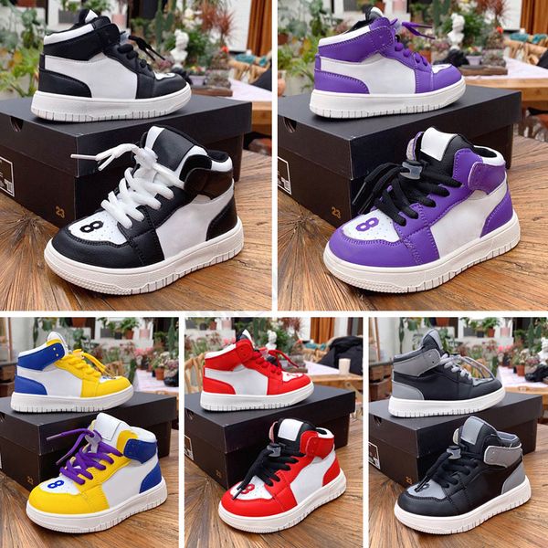 1 kids basketball shoes toddler infant boys girls sports sneakers bred white black maroon kid trainers with box
1 kids basketball shoes toddler infant boys girls sports sneakers bred white black maroon kid trainers with box