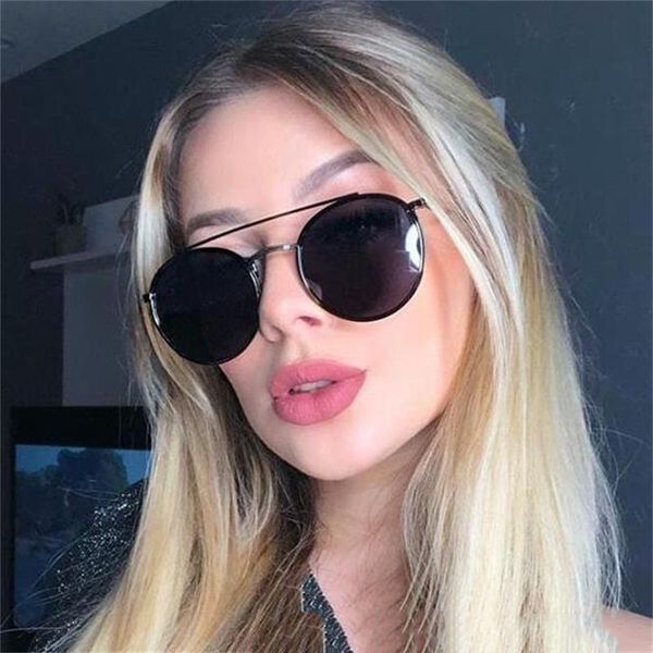 sunglasses vintage black round women men designer shades classic alloy sun glasses, White;black
sunglasses vintage black round women men designer shades classic alloy sun glasses, White;black