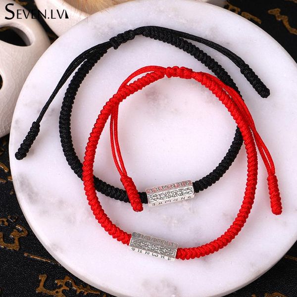 charm bracelets six-character mantraz tibetan buddhist bracelet adjustable lucky red rope jewelry woven for women men, Golden;silver
charm bracelets six-character mantraz tibetan buddhist bracelet adjustable lucky red rope jewelry woven for women men, Golden;silver