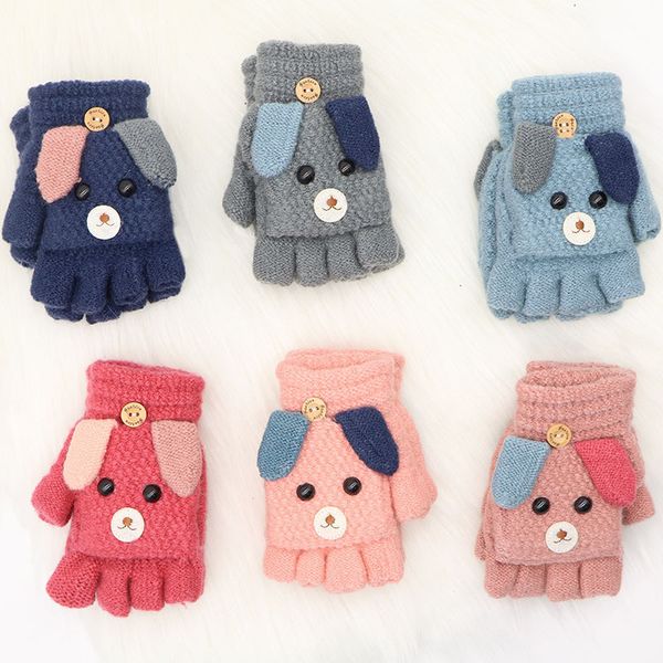 children's warm knitting clamshell half gloves autumn winter primary school girl no show finger cute cartoon, Blue;gray
children's warm knitting clamshell half gloves autumn winter primary school girl no show finger cute cartoon, Blue;gray