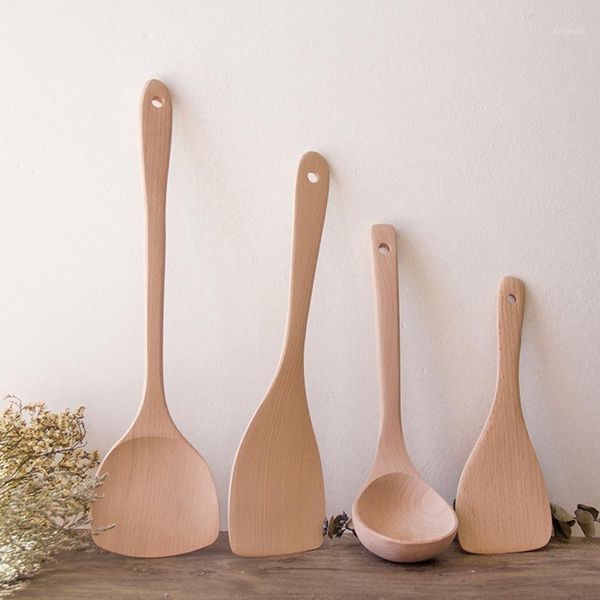 multifunction natural health bamboo wood kitchen spoon mixing holder cooking shovel pot long handle frying kitchen tool1
multifunction natural health bamboo wood kitchen spoon mixing holder cooking shovel pot long handle frying kitchen tool1