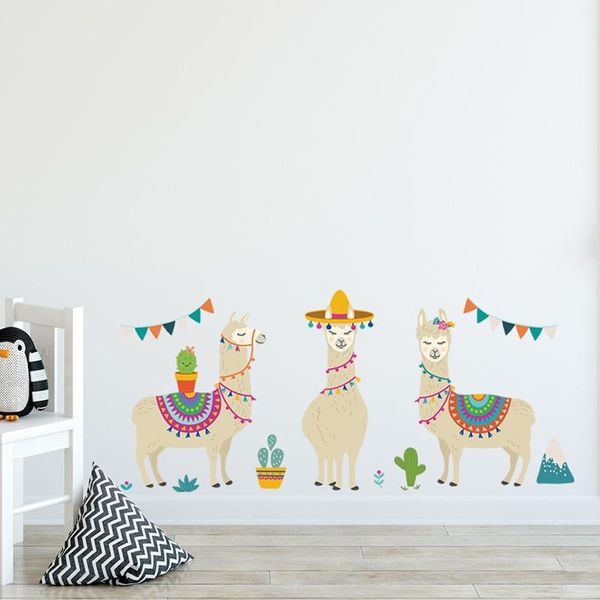 1 pc 3 styles cartoon llama animals alpacas wall stickers sheeps for kids rooms nursery wall decor home decor diy poster
1 pc 3 styles cartoon llama animals alpacas wall stickers sheeps for kids rooms nursery wall decor home decor diy poster