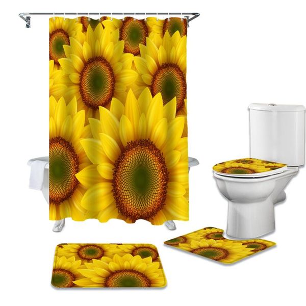 sunflower yellow shower curtain sets non-slip rugs toilet lid cover and bath mat waterproof bathroom curtains
sunflower yellow shower curtain sets non-slip rugs toilet lid cover and bath mat waterproof bathroom curtains