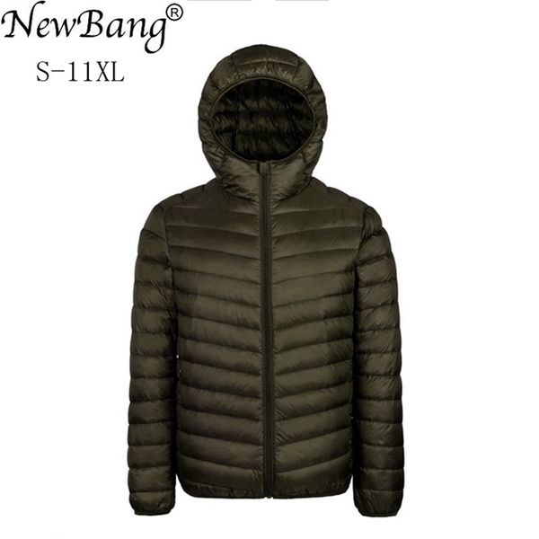 newbang plus 9xl 10xl 11xl down coat male large size 90% ultra light down jacket men lightweigh warm coat hooded feather parka 201103, Black
newbang plus 9xl 10xl 11xl down coat male large size 90% ultra light down jacket men lightweigh warm coat hooded feather parka 201103, Black
