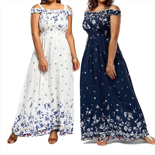 floral print off shoulder dress women long prom party dresses summer fashion vintage plus size beach causal sundress, Black;gray
floral print off shoulder dress women long prom party dresses summer fashion vintage plus size beach causal sundress, Black;gray