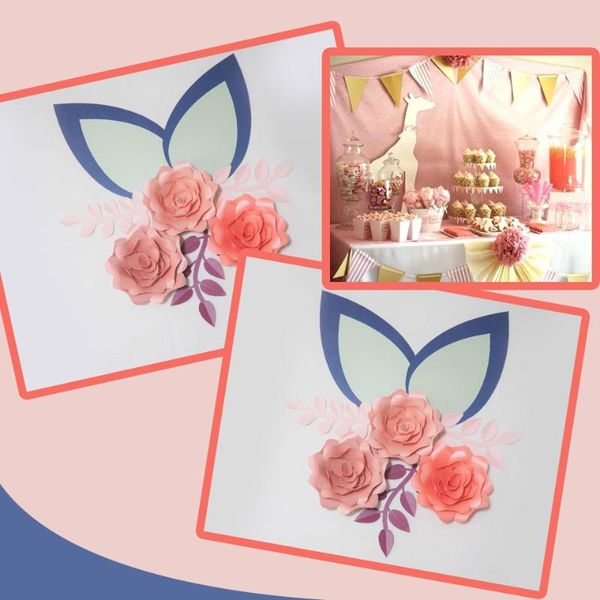 decorative flowers & wreaths cardstock pink diy paper leaves ears set for wedding event backdrops decorations nursery wall deco video tutori
decorative flowers & wreaths cardstock pink diy paper leaves ears set for wedding event backdrops decorations nursery wall deco video tutori