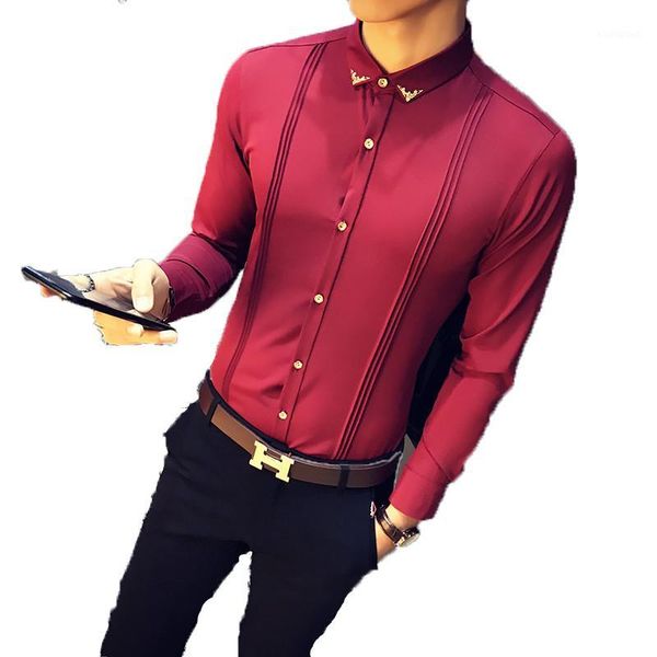 camisa masculina 2018 autumn new men tuxedo shirts long sleeve slim fit business casual shirt silk fashion solid party shirts1, White;black
camisa masculina 2018 autumn new men tuxedo shirts long sleeve slim fit business casual shirt silk fashion solid party shirts1, White;black