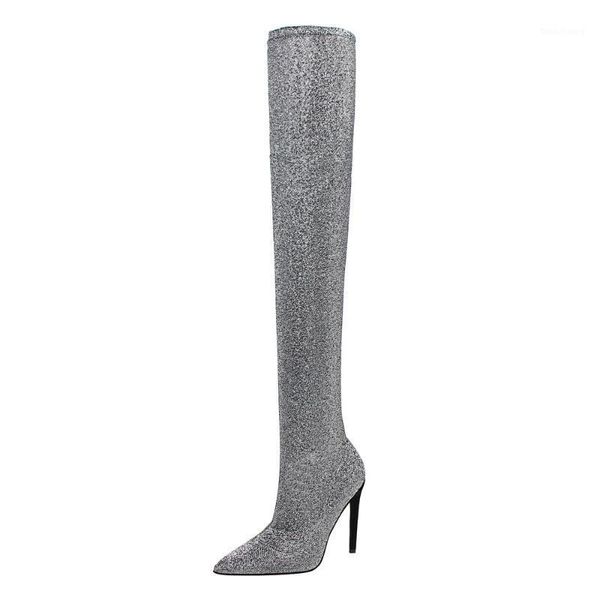 meriahzheng club thin pedicure thin heeled super high heels pointed liang pian bu hose over-the-knee boots ds-125-11, Black
meriahzheng club thin pedicure thin heeled super high heels pointed liang pian bu hose over-the-knee boots ds-125-11, Black
