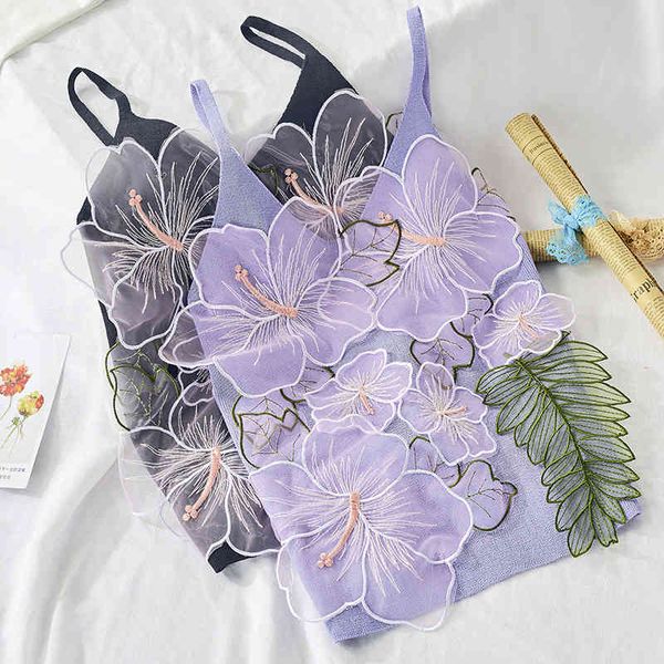summer flower embroidery women t-shirts solid straped short high waist lady elegant crop, White
summer flower embroidery women t-shirts solid straped short high waist lady elegant crop, White