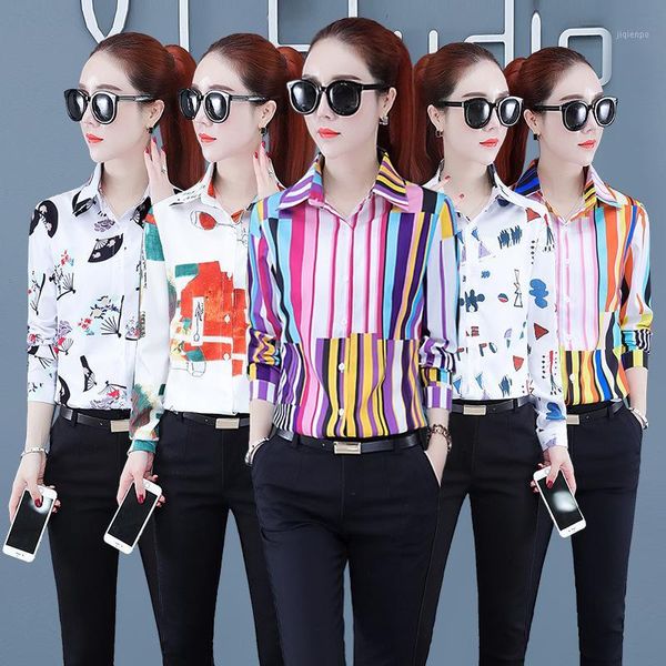 women's blouses & shirts office lady women's printed shirt 2021 fashion long sleeved chiffon bottoming slim turn-down collar large, White
women's blouses & shirts office lady women's printed shirt 2021 fashion long sleeved chiffon bottoming slim turn-down collar large, White
