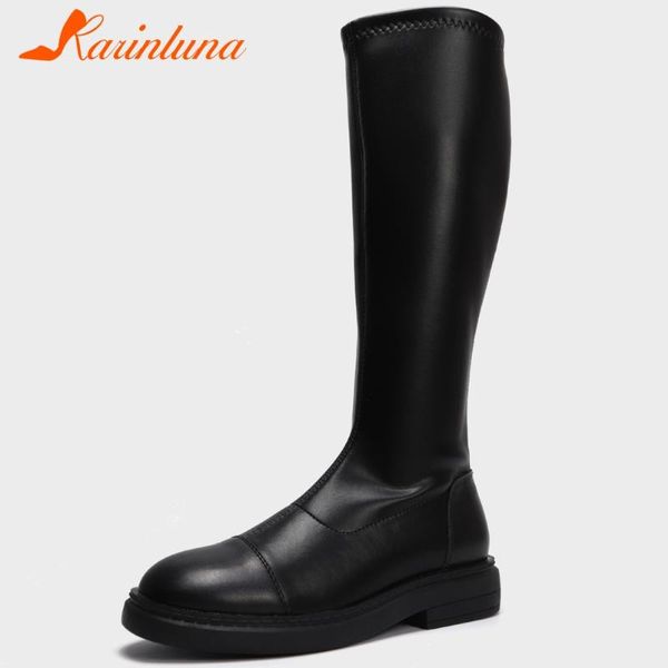2021 gothic style woman's shoes female brand design zipper chunky heels solid black mid-calf boots women shoes
2021 gothic style woman's shoes female brand design zipper chunky heels solid black mid-calf boots women shoes
