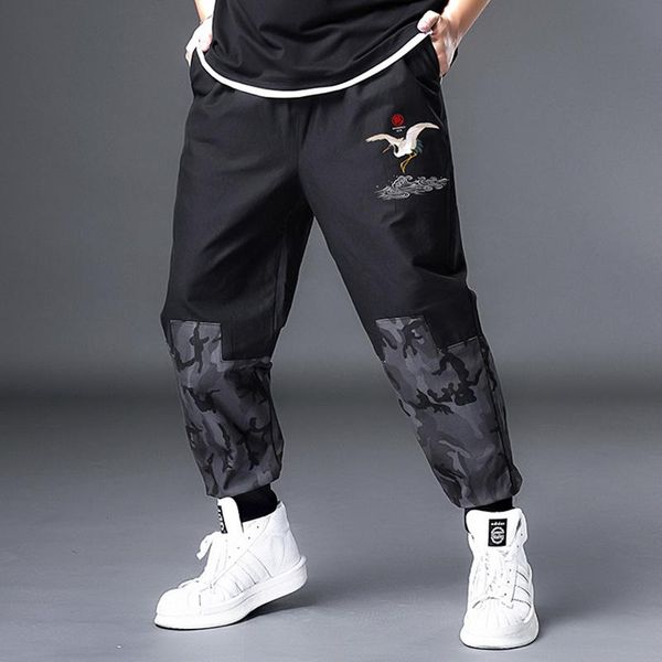 men's pants plus 7xl 6xl 5xl hip hop patchwork sweatpants joggers trousers casual drawstring sportwear male hiphop personality, Black
men's pants plus 7xl 6xl 5xl hip hop patchwork sweatpants joggers trousers casual drawstring sportwear male hiphop personality, Black
