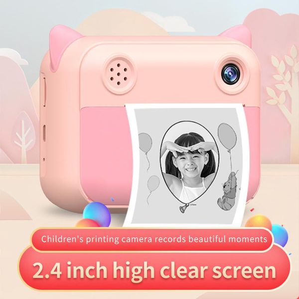 children print camera 1080p digital camera 2.4" screen kids instant gift p toy with 5 rolls thermal paper
children print camera 1080p digital camera 2.4" screen kids instant gift p toy with 5 rolls thermal paper