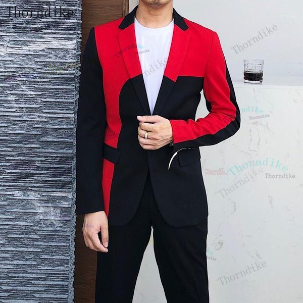 thorndike fashion costume homme red bridegroom men suit slim fit men blazer wedding groom prom party wear 2 pcs1, White;black
thorndike fashion costume homme red bridegroom men suit slim fit men blazer wedding groom prom party wear 2 pcs1, White;black