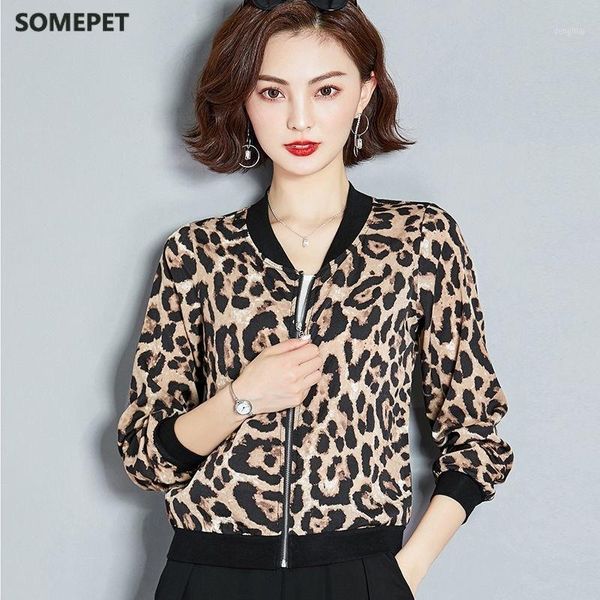 leopard print women jacket thin coat stand collar long sleeve bomber jacket casual woman big size ladies coats1, Black;brown
leopard print women jacket thin coat stand collar long sleeve bomber jacket casual woman big size ladies coats1, Black;brown