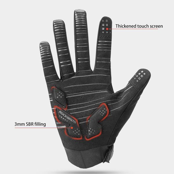 rockbros cycling gloves windproof breathable men women full finger bike mtb gloves bicycle bike shock absorbing glove wmtvtn yyysports, Black
rockbros cycling gloves windproof breathable men women full finger bike mtb gloves bicycle bike shock absorbing glove wmtvtn yyysports, Black